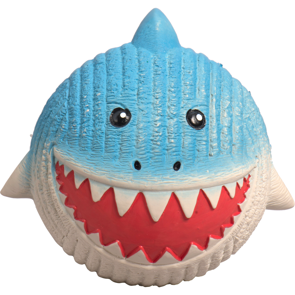 Finn the Shark Ruff-Tex® Latex Ball Dog Toy, Large