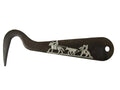 AJ Tack Antique Brown Steel Hoof Pick