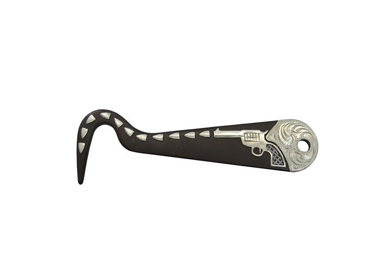 AJ Tack Antique Brown Steel Hoof Pick