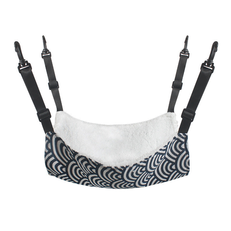 Lamb Fleece Cat Hanging Hammock Bed