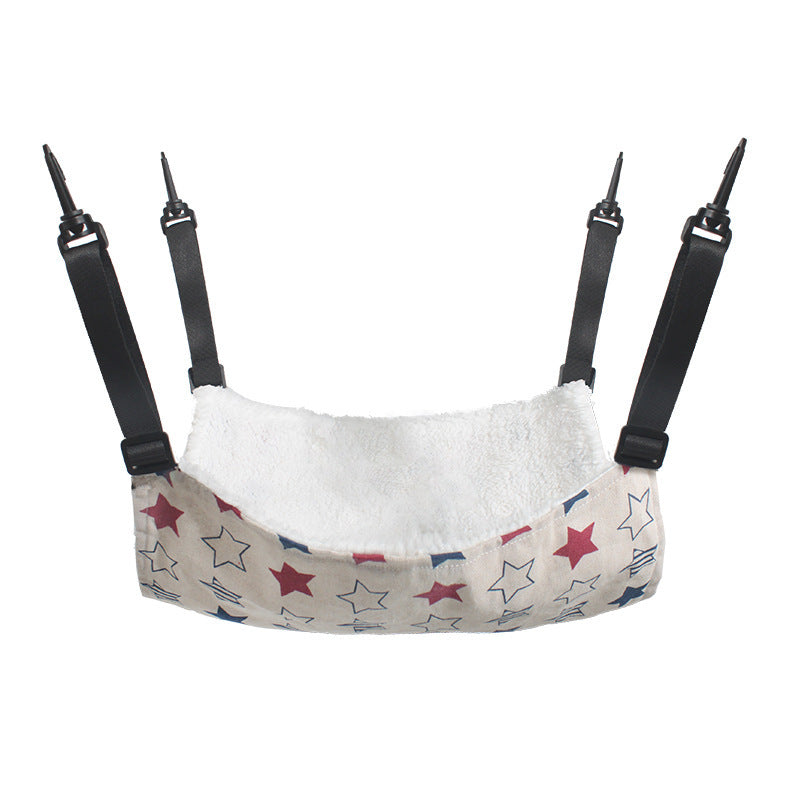 Lamb Fleece Cat Hanging Hammock Bed