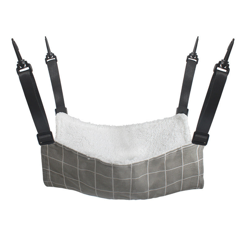 Lamb Fleece Cat Hanging Hammock Bed