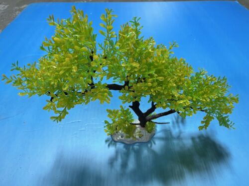 Artificial Aquarium Plant for Fish Tanks, TREE DECOR 16" aquarium plastic plant