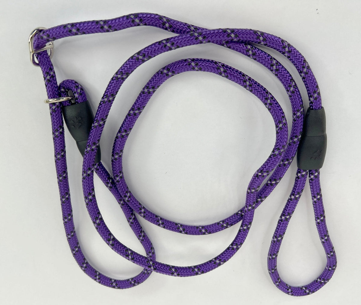 5 Foot Reflective Slip Lead Dog Leash: 8 Colors