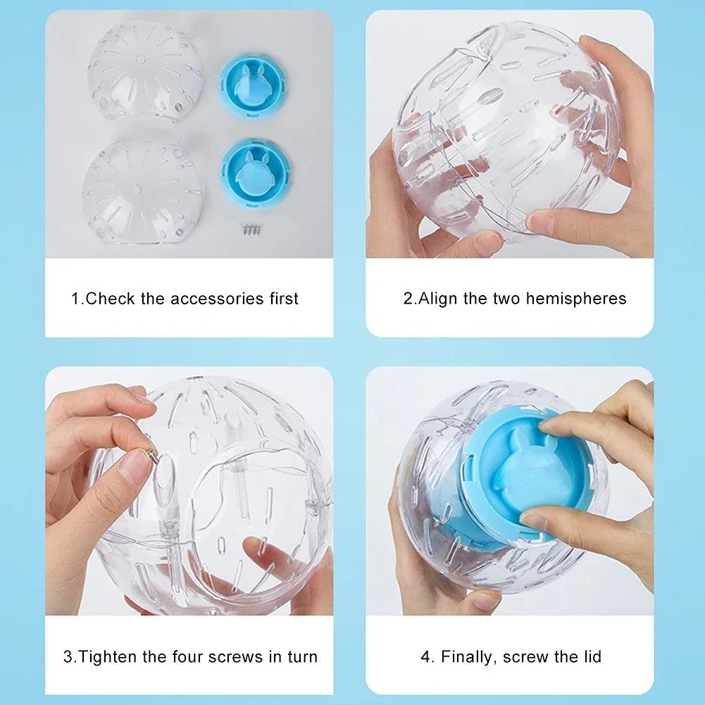 Hamster Gerbil Exercise Ball Play Toy Small Pet Supplies