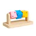 1PC Hamster Chew Toy Wood Platform Grinding Teeth Toys Exercise Intelligence Training for Small Animals