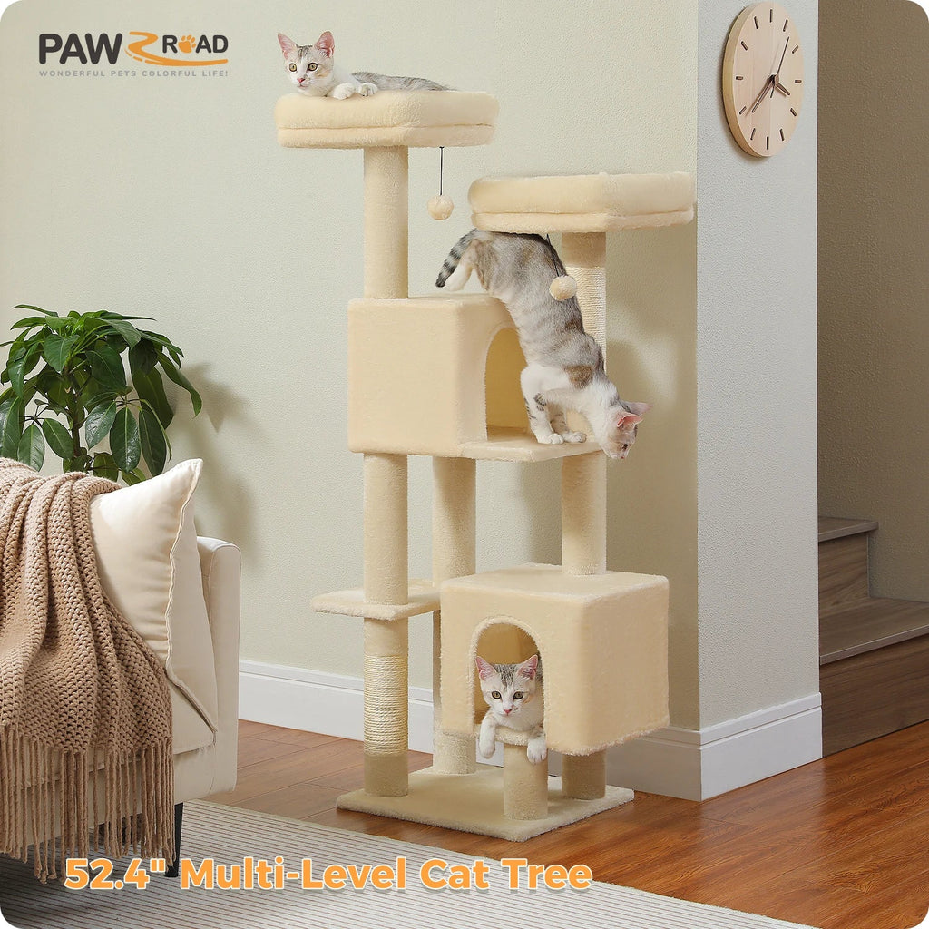 PAWZ Road Cactus Cat Tree for Indoor Cats With Scratching Posts