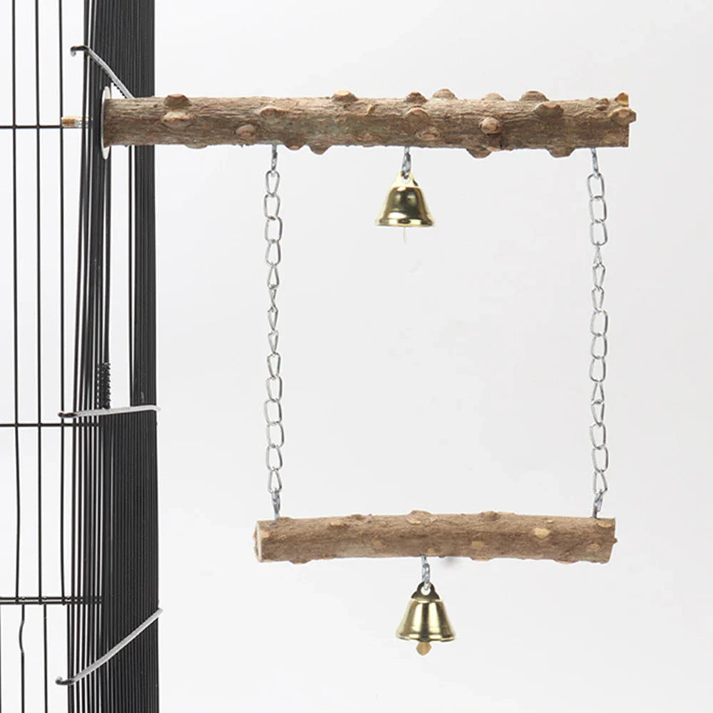1PC Parrot suspension bridge toys, bird toys, swing supplies, claw grinding, pole standing, birdcage accessories