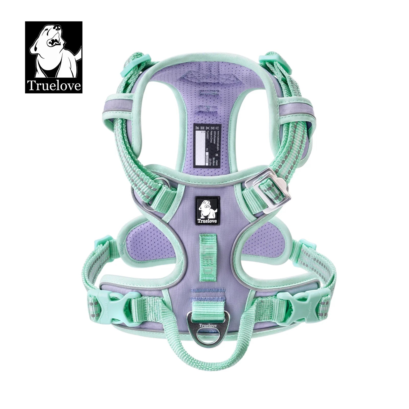 TRUELOVE No Pull Dog Harness Reflective Breathable Adjustable Training Vest