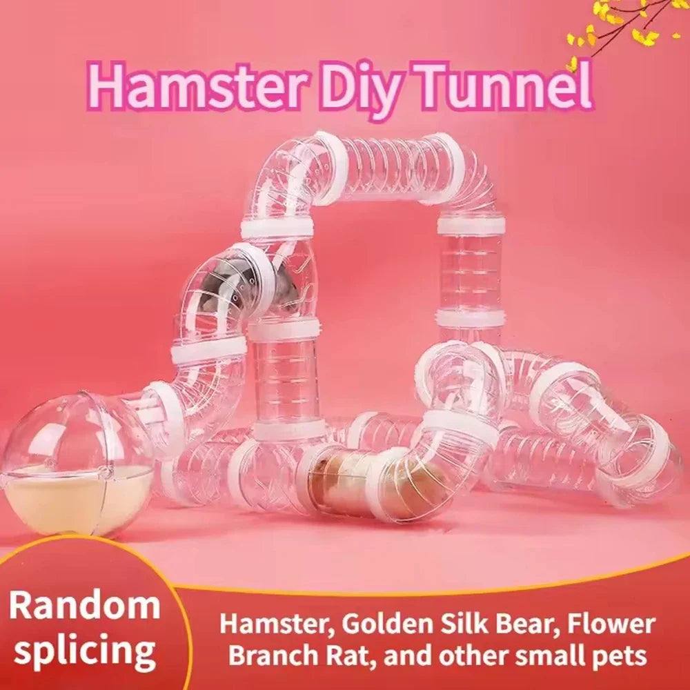 Hamster Cage  DIY Set Pipeline Tunnel Small Pet Supplies Toy