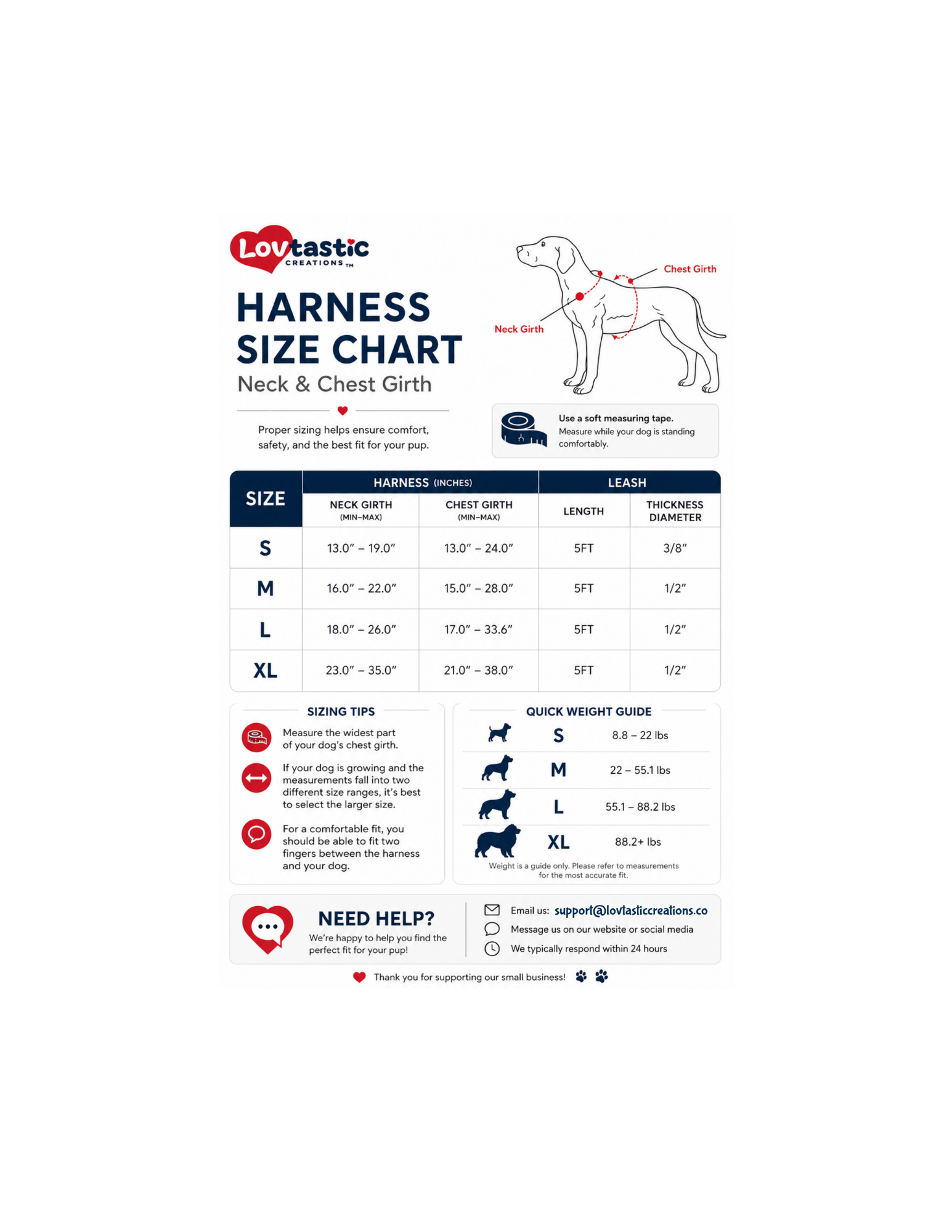 Lovtastic Creations™ No-Pull Dog Harness - with Strong & Durable Dog Leash & Free Poopbag Holder 3pcs Set | Reflective No-Choke Pet Harness