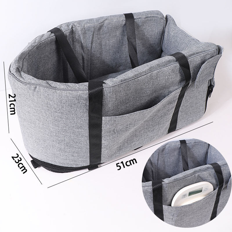 Portable Dog Car Kennel — 4 Colors, All-Season, Soft-Sided