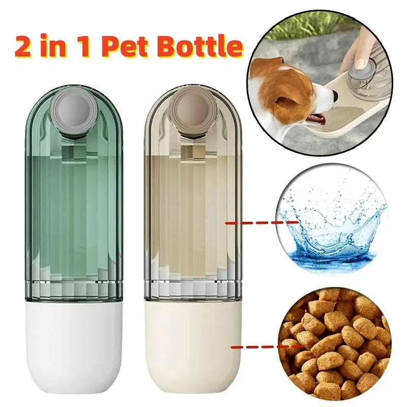 Portable Green Dog Walking Pet Water Cup