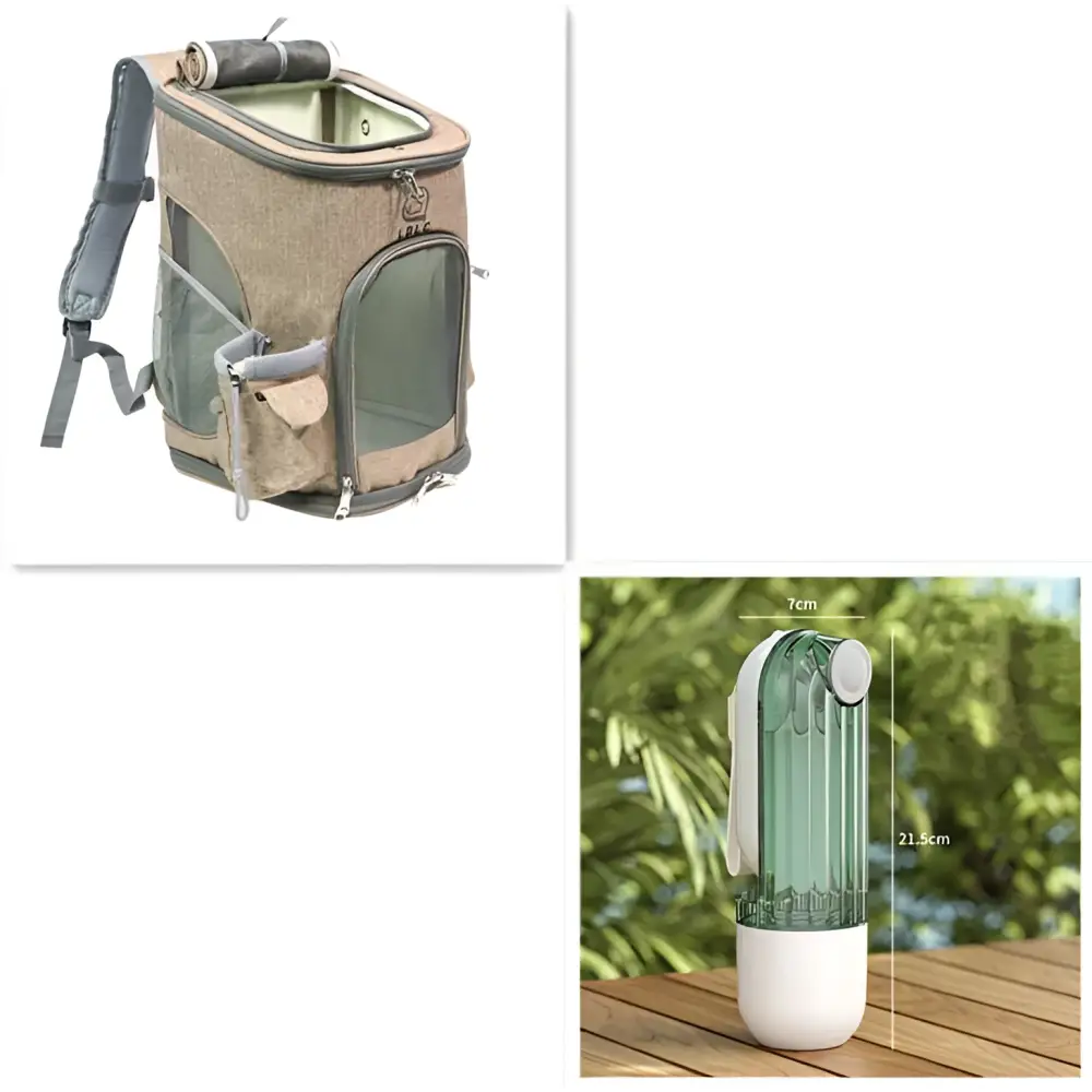 Portable Green Dog Walking Pet Water Cup